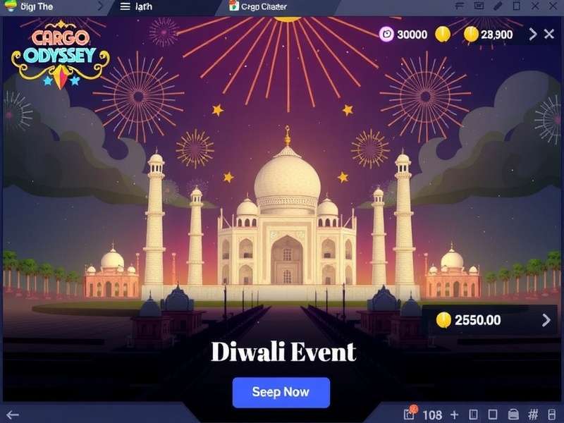 Diwali celebration event in Cargo Chaser Odyssey India Diwali event in Cargo Chaser India